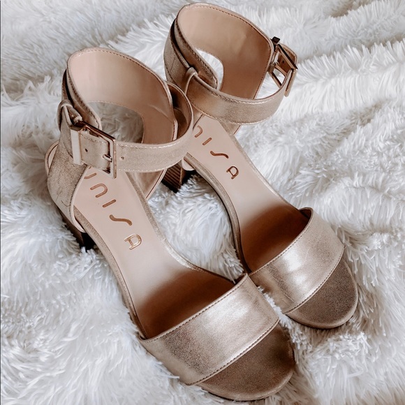 Unisa Shoes - Unisa Gold Heels 6M